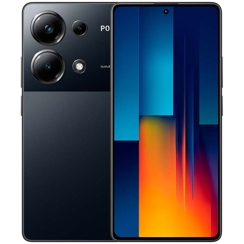 Xiaomi Poco M6 Pro 4G 12GB/512GB Negro 120Hz, 64 MP, 5000 mAh, Carga rápida de 67 W