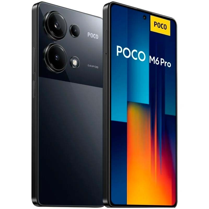 Xiaomi Poco M6 Pro 4G 12GB/512GB Negro 120Hz, 64 MP, 5000 mAh, Carga rápida de 67 W