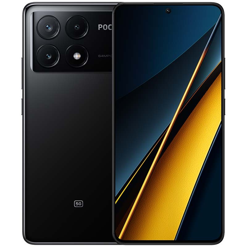 POCO X6 Pro 5G 12/512GB Negro Libre, Pantalla AMOLED 120Hz 5000mAh