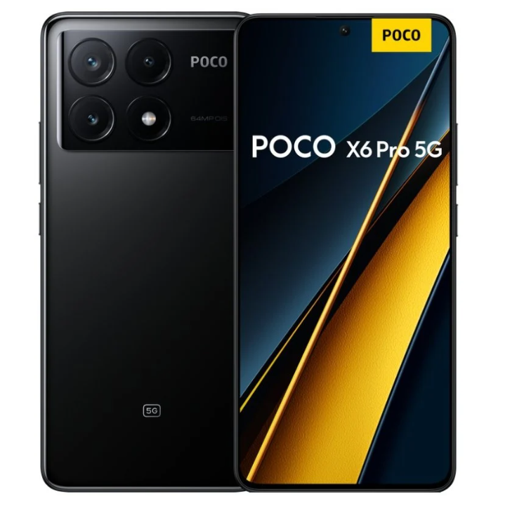 POCO X6 Pro 5G 12/512GB Negro Libre, Pantalla AMOLED 120Hz 5000mAh