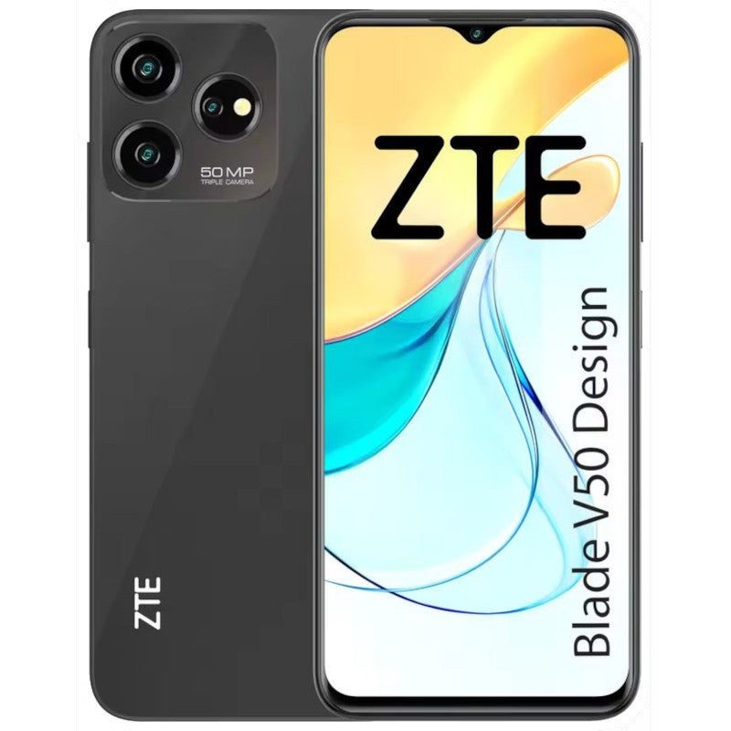 ZTE Blade V50 Design 4G 16GB/256GB Gris RAM de 16 GB (6 GB físicos + 10 GB virtuales) 6.6" FHD+ Carga Rápida de 22.5W / 50MP