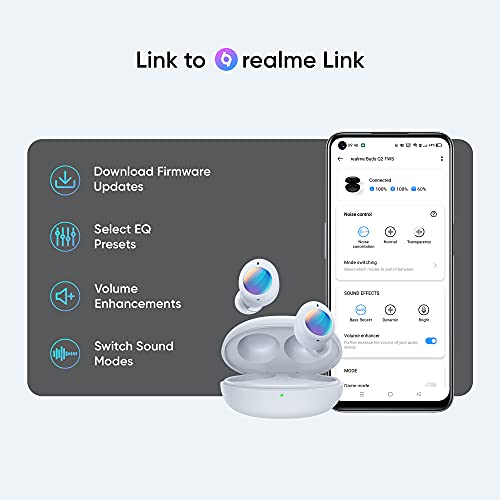 Realme Buds Air 2 Neo - Auriculares Inalámbricos Bluetooth-28 Horas de reproducción Total - oasismovil