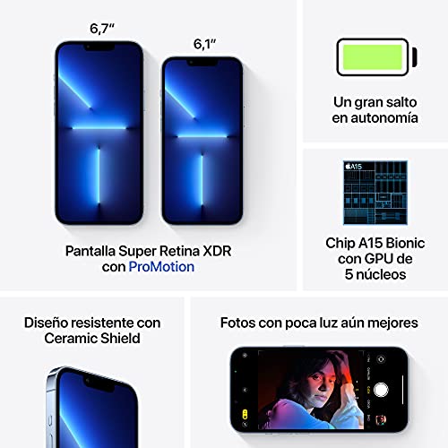 Apple iPhone 13 Pro 128 Gb Azul Alpino - oasismovil